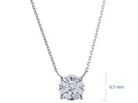 Колье из белого золота э4712кл05153500