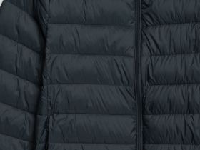 Утеплённая лёгкая куртка с воротником-стойкой, Серый