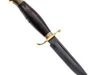 Финка НКВД МТ-107, сталь У8, латунь, граб