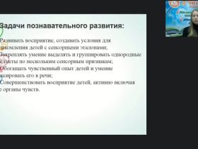 Вебинар "Развитие познавательных способностей у детей дошкольного возраста через дидактические материалы М. Монтессори"
