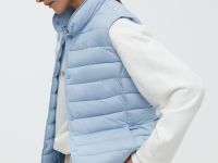 Утепленный жилет приталенного силуэта