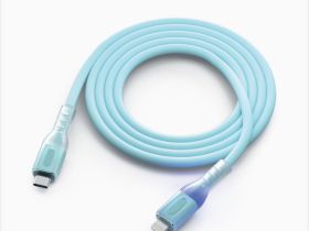 Кабель Red Line pro Shimmer USB-C / Apple Lightning 1 м Зелёный