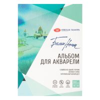Альбом-склейка для акварели "Белые ночи" А3 10 л 300 г крупнозернистая, хлопок 100%