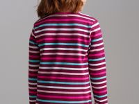 Фуфайка трикотажная для девочек (футболка с длинными рукавами)