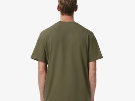 Мужская футболка Lacoste из хлопка с нагрудным карманом