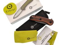Складной нож CIVIVI Elementum, сталь Damascus, Cuibourtia Wood