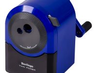 Точилка механическая Berlingo "TwinPower" 2 в 1, цвета в асс., пласт. корпус, инд. Упаковка