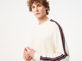 Мужской свитер Lacoste свободного кроя