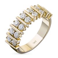 Классическое кольцо из желтого золота э0312кц02159700_white