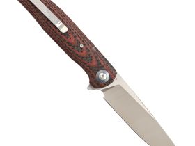 Складной нож Bestech Knives ASCOT, D2, Черно-красный карбон