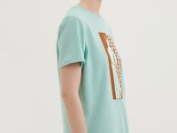 Футболка из хлопка с принтом