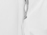 Платье на тонких бретелях, Белый