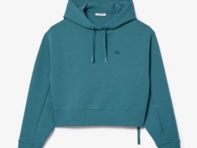 Женская толстовка Lacoste Core Active свободного кроя с капюшоном