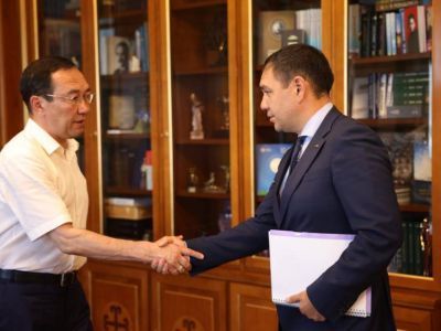 Глава Якутии встретился с президентом международного комитета игр «Дети Азии»