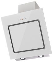Наклонная вытяжка KIRSA 500 white/white glass sensor