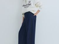 Джинсы Barrel с высокой посадкой, Синий