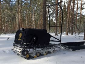 Мотобуксировщик РЫБАК СТАРТ Lifan 15 л.с (тканный капот)