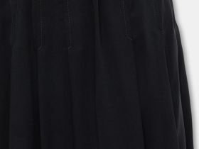 Плисированная юбка-мини на резинке