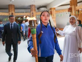 В Доме Арчы зажгли огонь Спартакиады учащихся Якутии