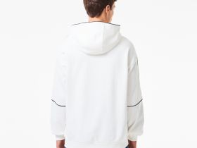 Мужская хлопковая толстовка Lacoste с капюшоном