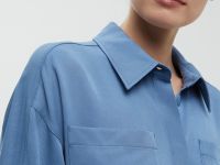 Платье сафари с нагрудными карманами и поясом