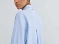 Рубашка из хлопка оксфорд, Голубой