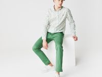 Мужские брюки Lacoste приталенного кроя