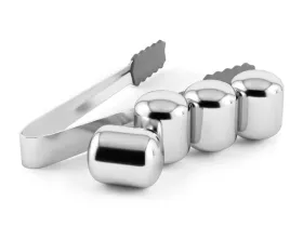 Охлаждающие камни для напитков Xiaomi Circle Joy Ice Cubes 4шт стальные (CJ- BK01) (серебристый)