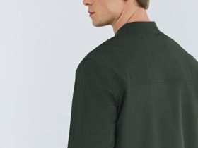 Утеплённый бомбер, Зеленый