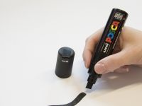 Маркер UNI "POSCA" PC-8K, до 8,0 мм, наконечник скошенный, цвет бронзовый