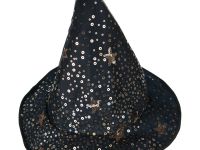 Карнавальный костюм: нарядное платье и шляпа волшебницы