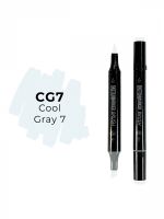 Маркер двухсторонний на спиртовой основе Sketchmarker Brush Цвет Прохладный серый 7