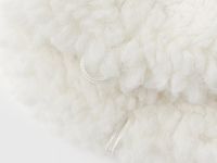 Шапка-ушанка из шерпы для девочек, Белый