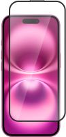 Защитное стекло BoraSCO для Apple iPhone 16 с чёрной рамкой