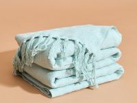 Плед Мелодия, голубой