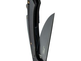 Складной нож Нукер Black, сталь AUS8, рукоять G10