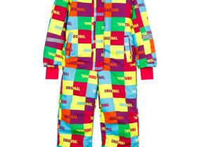 Комбинезон текстильный с полиуретановым покрытием для девочек