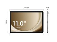 Планшет Samsung Galaxy Tab A9+ 5G 128 ГБ серебристый