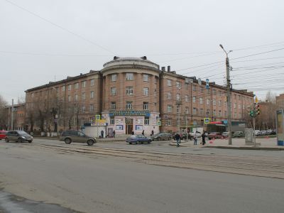 Техникум железнодорожный, 1953-1956 гг., архитектор М.Ф. Мочалова