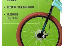 Подростковый велосипед Foxx Latina JR, год 2025, цвет Зеленый, ростовка 12