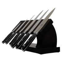 Подставка для ножей магнитная Woodinhome KS015SWEN-ST, венге/мрамор
