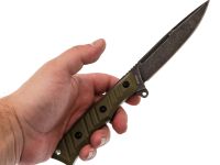 Нож для выживания НОКС Вятич Т Black, сталь D2, рукоять G10