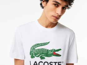 Мужская хлопковая футболка Lacoste