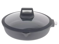Сковорода литая Calido-26FP со съемной ручкой и крышкой
