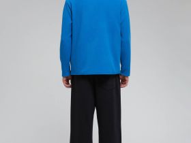 Толстовка-поло с накладным карманом