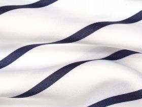 Блузка из сатина, Синий