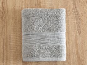 Полотенце махровое Piega, серое