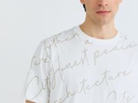 Футболка с принтом, Белый