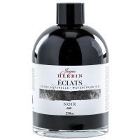 Акварельные чернила Jacques Herbin ?clats, 250 мл, Noire Черный