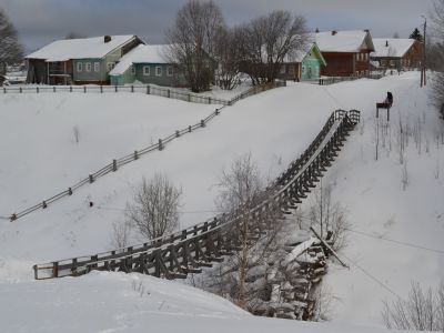 Мост через овраг